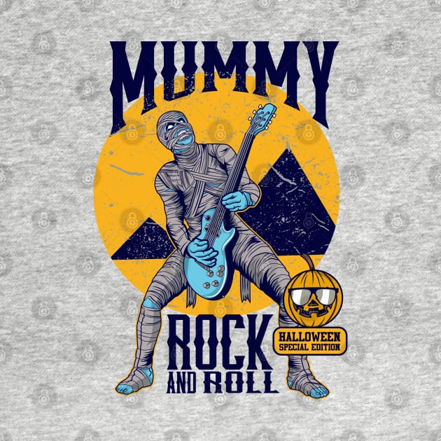 Mummy Rock and Roll by beanbeardy